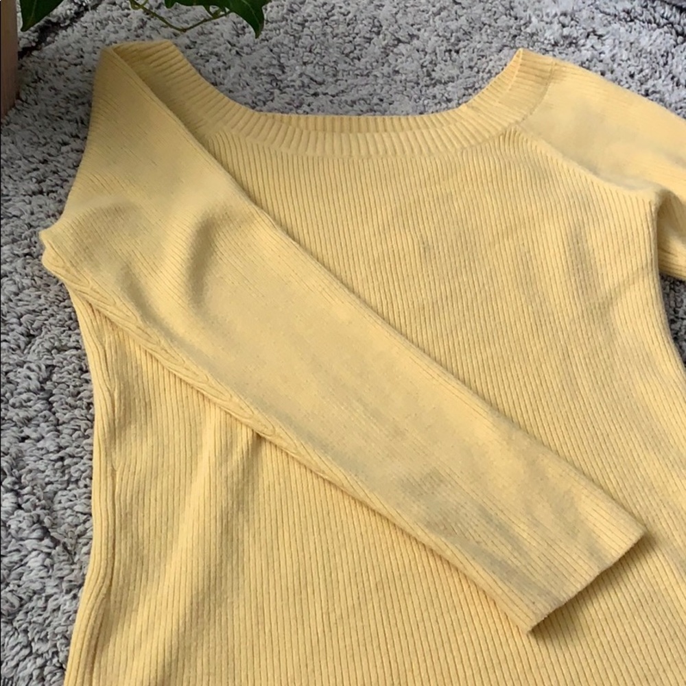 ✨ 3/4 sleeve cotton scoop neck sweater